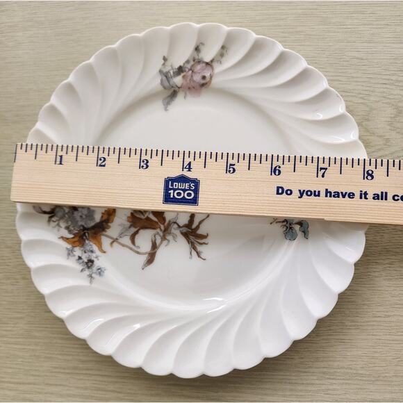 Plate-Salad-Vintage Haviland & Co.-Replacement-Floral Pattern-8 in - Picture 7 of 7